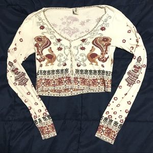 Lucky Brand Crop Cardigan